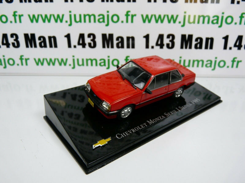 CVT4 voiture 1/43 IXO Salvat BRESIL CHEVROLET : Monza Serie I Sedan 1985