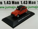 CVW1 1/43 IXO Direkt CITROËN 2cv of the world : IES 3CV America 1986 Argentine