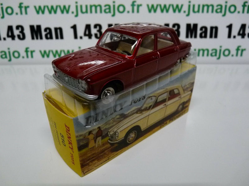 DT35 Voiture réédition DINKY TOYS atlas : 510 PEUGEOT 204 ouvrantes