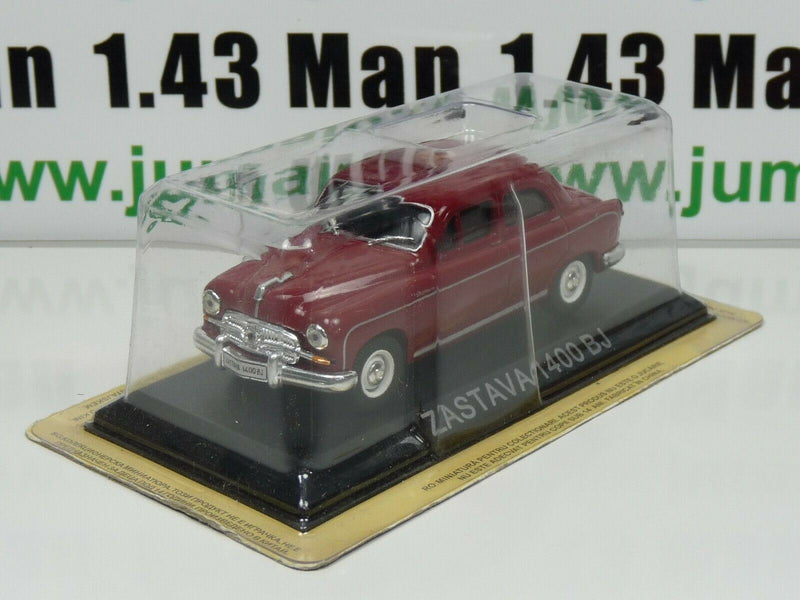 BAL68 Voiture 1/43 IXO DEAGOSTINI Balkans : ZASTAVA 1400 BJ (Fiat 1400)