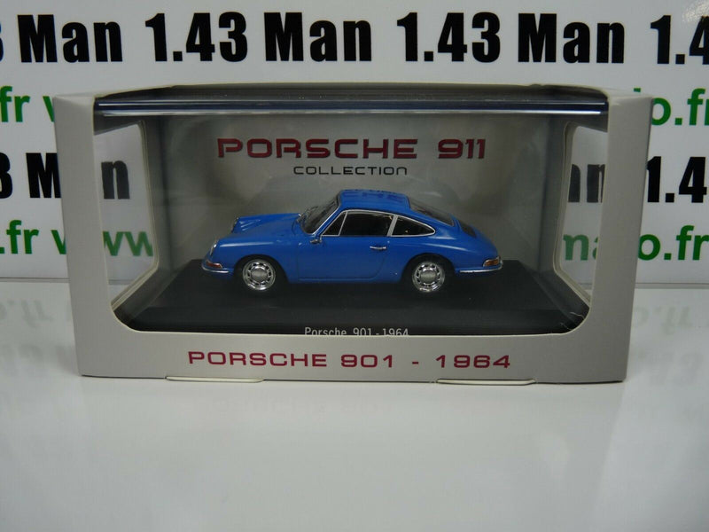 POR1 voiture 1/43 atlas NOREV PORSCHE 911 collection : PORSCHE 901 (911) 1964