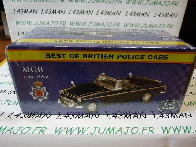 PUK1 voiture 1/43 CORGI ATLAS POLICE CARS : MGB Lancashire