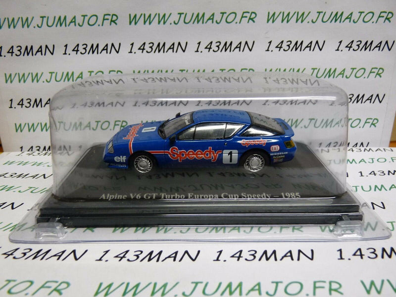 ALP18 Voiture 1/43 eligor RENAULT Alpine : V6 GT Turbo  Europa Cup Speedy 1985