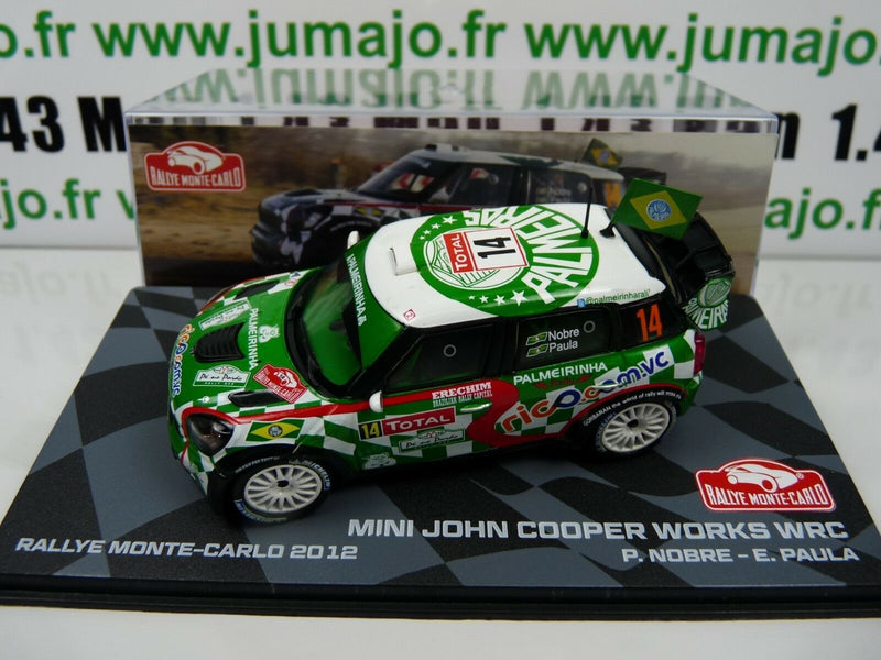 RMIT10 1/43 IXO Rallye Monte Carlo MINI John Cooper Works WRC JCW 2012