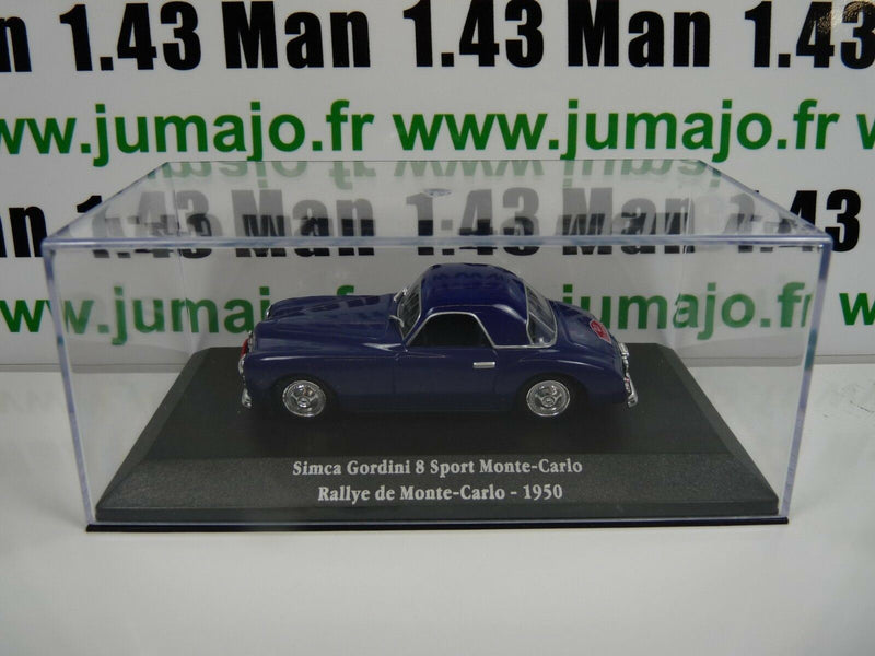 GOR3 Voiture saga GORDINI atlas ELIGOR : SIMCA gordini 8 sport Monte carlo 1950