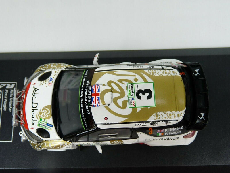 RD16 voiture 1/43 IXO Direkt Rallye : CITROËN DS3 WRC Argentine 2015 K.MEEKE