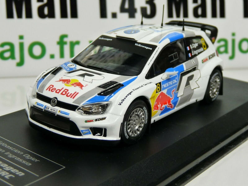 RD17 1/43 IXO Direkt Rallye VOLKSWAGEN POLO R WRC Finlande 2013 S.OGIER