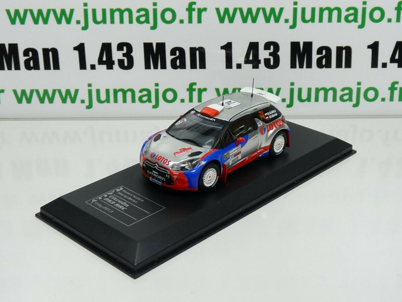 RD22 1/43 IXO Direkt Rallye : CITROËN DS3 RRC Italy 2013 R.KUBICA/M.BARAN