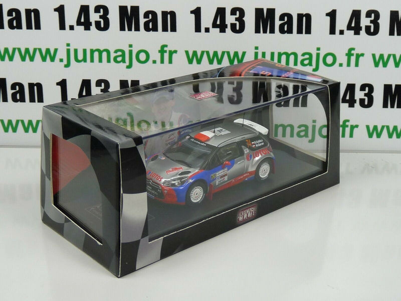 RD22 1/43 IXO Direkt Rallye : CITROËN DS3 RRC Italy 2013 R.KUBICA/M.BARAN