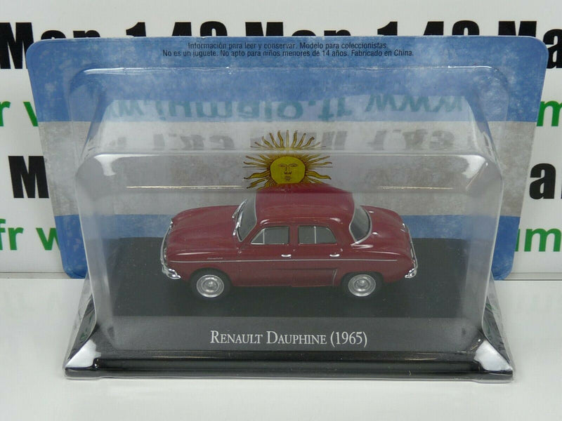 ARG15 Voiture 1/43 SALVAT Autos Inolvidables : Renault Dauphine (1965)