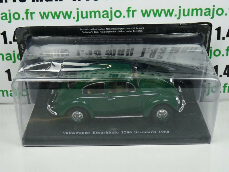 VQ8 Voiture 1/24 SALVAT : VOLKSWAGEN Escarabajo 1200 Standard (1960)