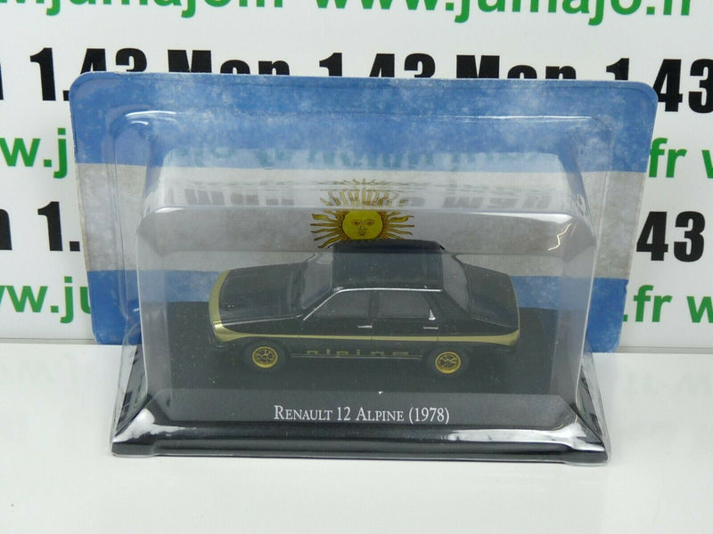 ARG43 Voiture 1/43 SALVAT Autos Inolvidables : Renault 12 Alpine 1978