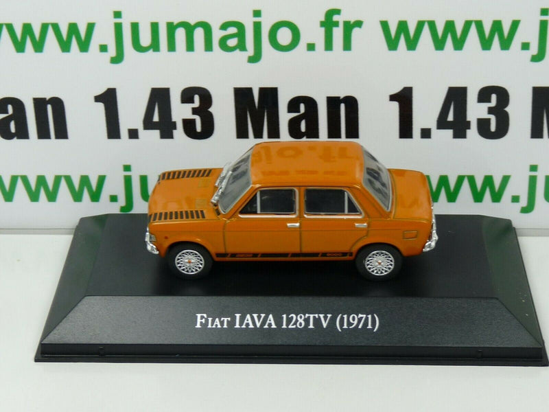 ARG36 Voiture 1/43 SALVAT Autos Inolvidables : FIAT 128 TV IAVA 1971