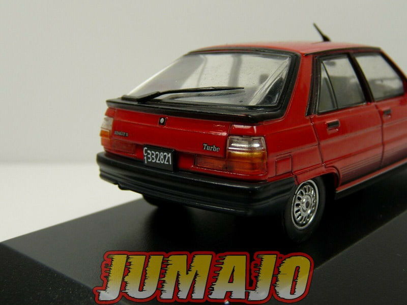 AQV11 Voiture 1/43 SALVAT Inolvidables 80/90: Renault 11 TURBO rouge 1986