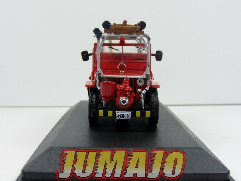 SER11 1/43 SALVAT Vehiculos Servicios jeep CJ12A willys Bomberos pompiers 1946