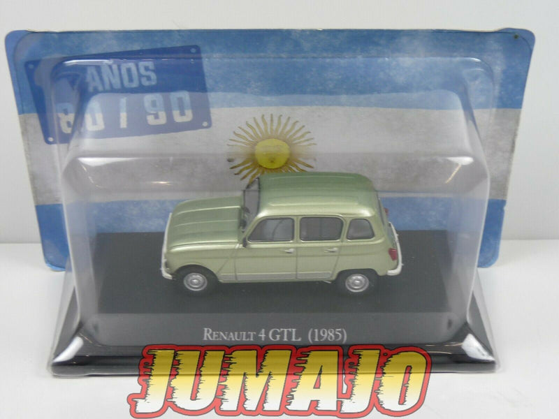 AQV17 Voiture 1/43 SALVAT Inolvidables 80/90 RENAULT 4 GTL Clan (1985)