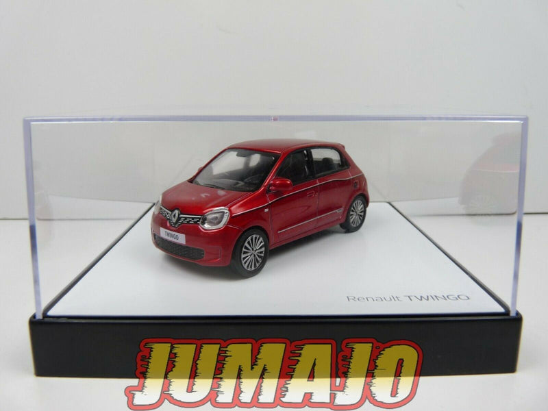 REN7 VOITURE 1/43 NOREV dealer pack : RENAULT TWINGO III rouge flamme 2014