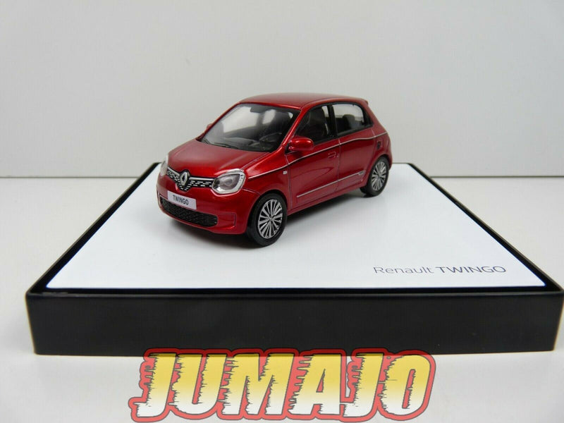 REN7 VOITURE 1/43 NOREV dealer pack : RENAULT TWINGO III rouge flamme 2014