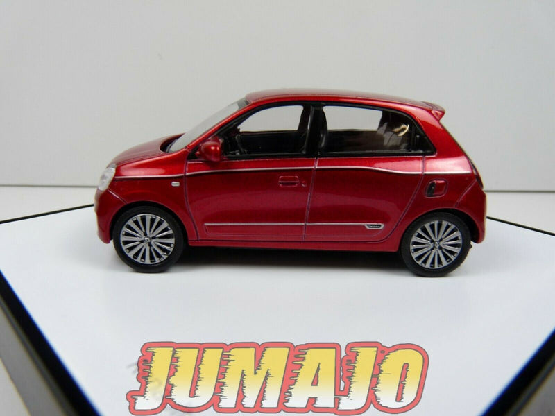 REN7 VOITURE 1/43 NOREV dealer pack : RENAULT TWINGO III rouge flamme 2014