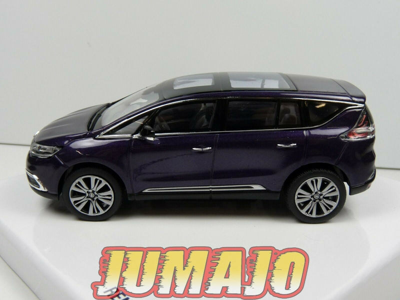 REN26 VOITURE 1/43 NOREV : coffret RENAULT ESPACE V Initiale améthyste