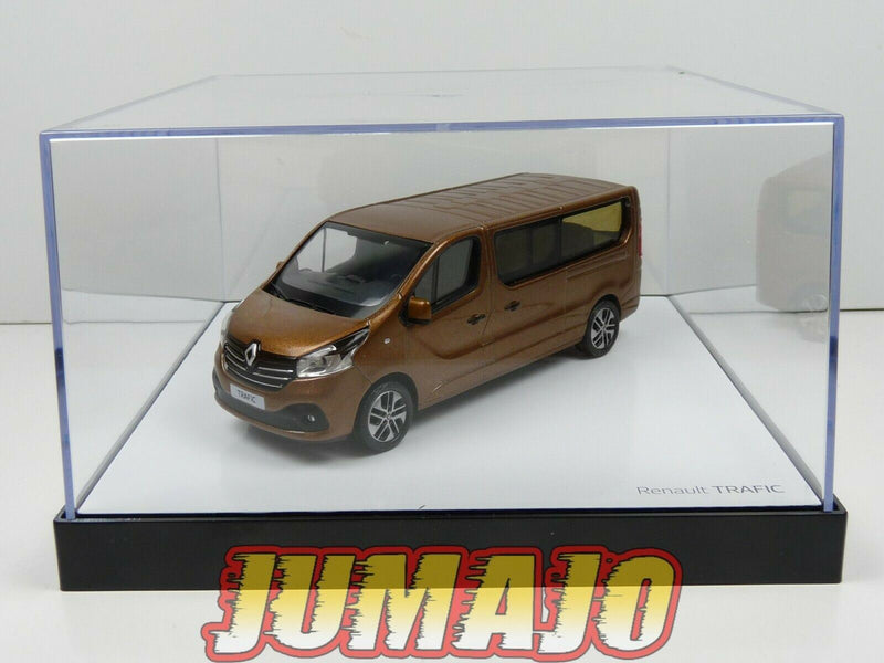 REN11 VOITURE 1/43 NOREV dealer pack  RENAULT Trafic III Combi Grand 2018 cuivre