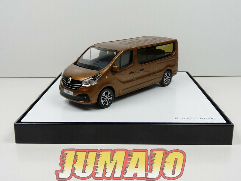 REN11 VOITURE 1/43 NOREV dealer pack  RENAULT Trafic III Combi Grand 2018 cuivre