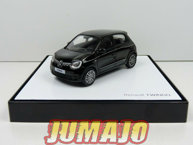 REN8 VOITURE 1/43 NOREV dealer pack : RENAULT TWINGO III noir 2014