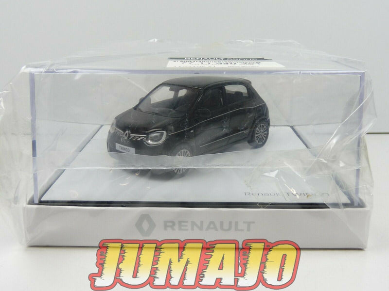 REN8 VOITURE 1/43 NOREV dealer pack : RENAULT TWINGO III noir 2014