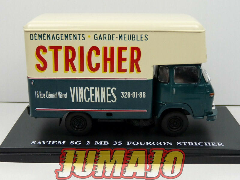 UTR39 UTILITAIRES RENAULT 1/43 Saviem SG2 MB 35 fourgon STRICHER Vincennes