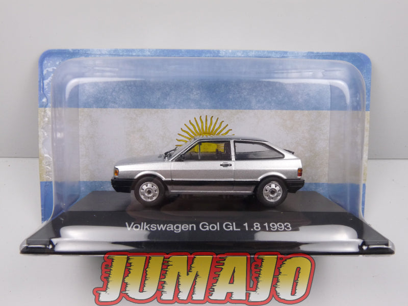 ARG56 Voiture 1/43 SALVAT Inolvidables : VOLKSWAGEN Gol GL1.8 1993