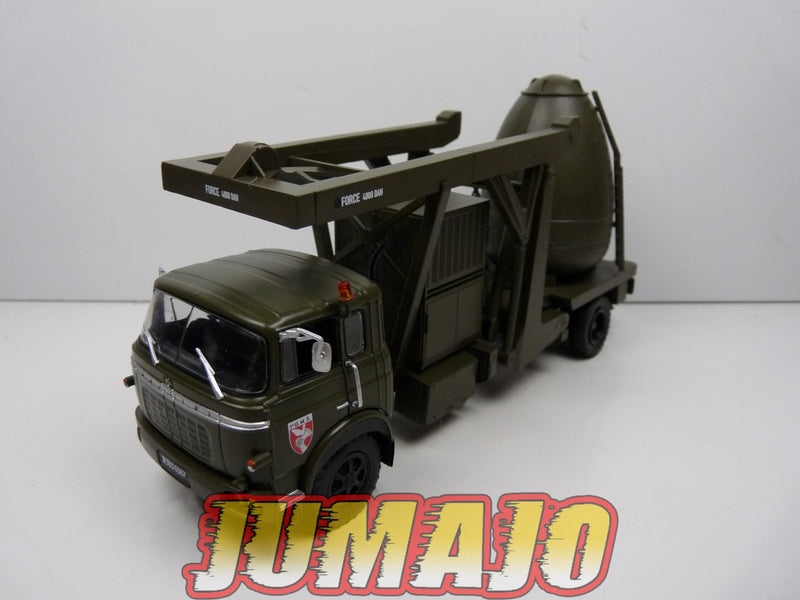 BER13 CAMIONS 1/43 Hachettes IXO BERLIET VTC Transport Têtes Nucléaires Missilles S2