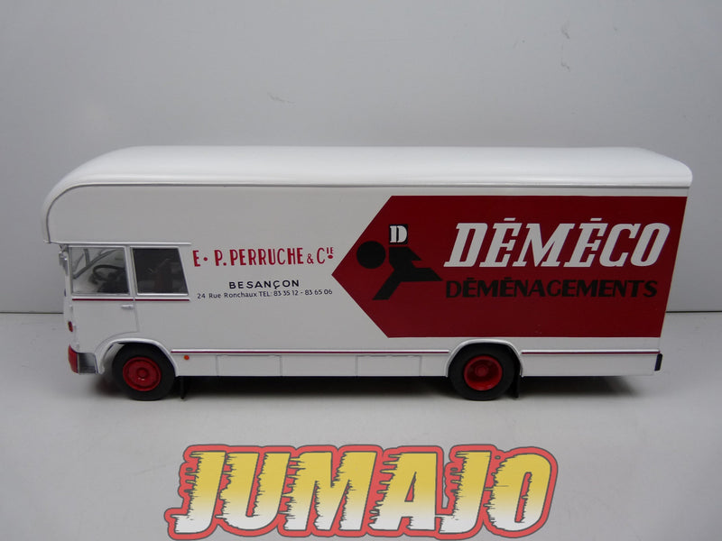 BER2 CAMIONS 1/43 Hachettes IXO BERLIET GBK75 Déménagement Déméco