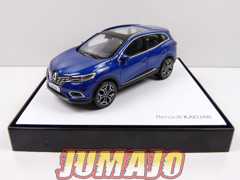 REN58 VOITURE 1/43 NOREV dealer pack RENAULT Kadjar Bleu Iron