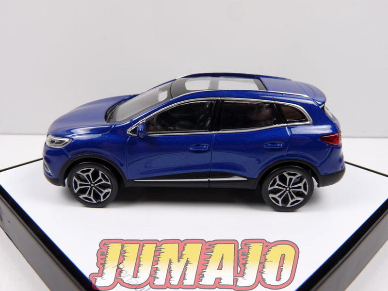 REN58 VOITURE 1/43 NOREV dealer pack RENAULT Kadjar Bleu Iron