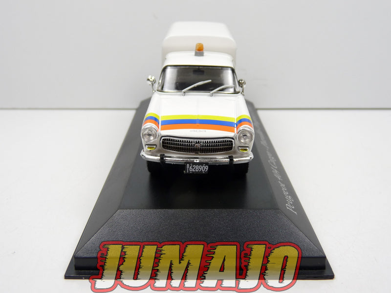 SER36 Voiture 1/43 SALVAT Vehiculos Servicios :  PEUGEOT 404 Cargo - Patrullas Peugeot (1980)