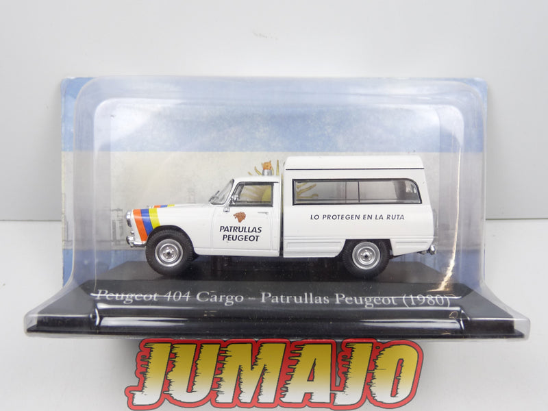 SER36 Voiture 1/43 SALVAT Vehiculos Servicios :  PEUGEOT 404 Cargo - Patrullas Peugeot (1980)