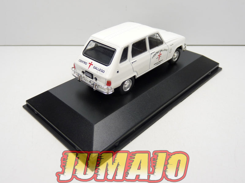 SER47 Voiture 1/43 SALVAT Vehiculos Servicios : RENAULT 6 - Ambulance Centro Gallego (1971)