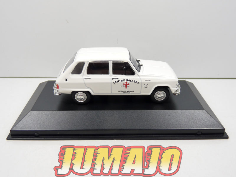 SER47 Voiture 1/43 SALVAT Vehiculos Servicios : RENAULT 6 - Ambulance Centro Gallego (1971)