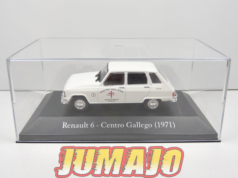 SER47 Voiture 1/43 SALVAT Vehiculos Servicios : RENAULT 6 - Ambulance Centro Gallego (1971)
