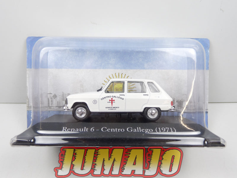 SER47 Voiture 1/43 SALVAT Vehiculos Servicios : RENAULT 6 - Ambulance Centro Gallego (1971)