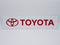 STK13 Sticker Autocollant : logo Toyota Rectangle Largeur 21 cm hauteur 5 cm