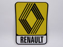 STK17 Sticker Autocollant : logo RENAULT Rectangle Largeur 8.4 cm hauteur 11.1 cm