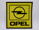 STK18 Sticker Autocollant : logo Opel carré Largeur 10.2 cm hauteur 10.2 cm