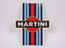 STK50 Sticker Autocollant : logo Martini Largeur 8.7 cm hauteur 11 cm