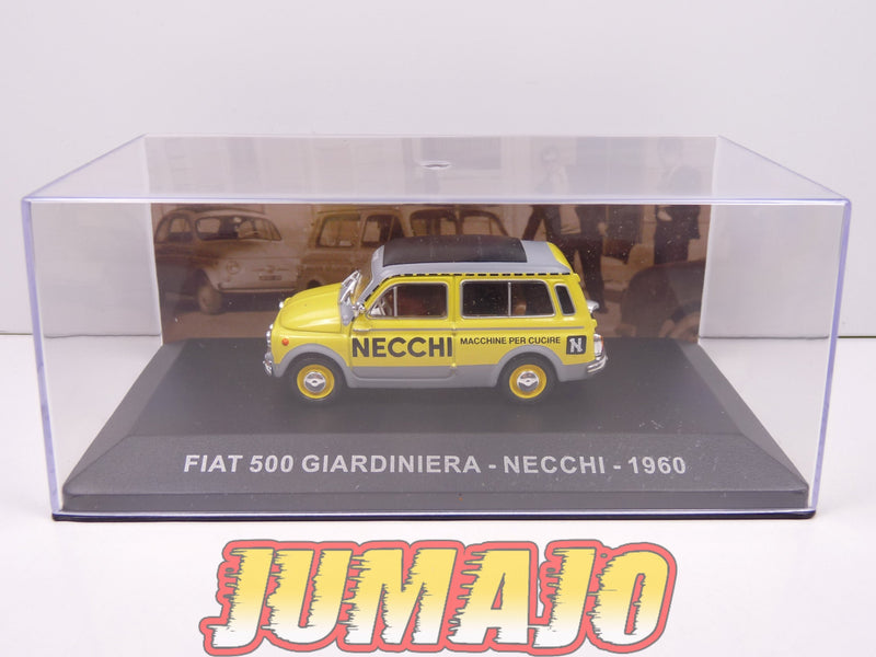 VCE13 1/43 IXO Commerciale Epoque : FIAT 500 Giardiniera  Jardinière - Necchi 1960