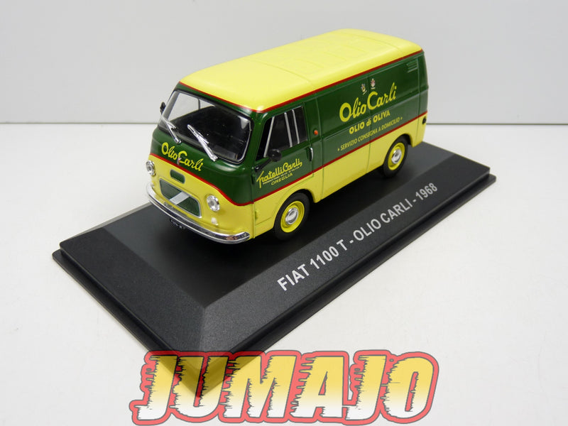 VCE30 1/43 IXO Commerciale Epoque : FIAT 1100 T - Huile Olio carli 1968