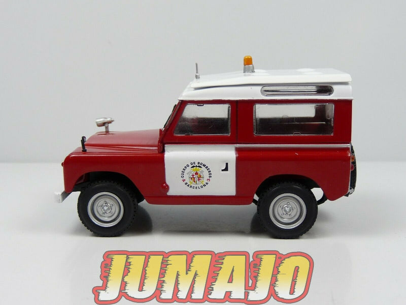 CP46 POMPIER 1/43 IXO salvat cadeau LAND ROVER II court Bomberos barcelona