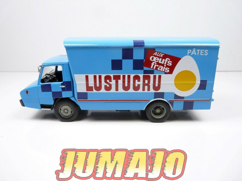 BER27 CAMIONS 1/43 Hachettes IXO BERLIET Stradair 20 Fourgon LUSTUCRU 196